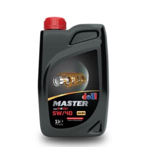 MASTER 5W-40 API SM/CF ACEA A3/B4 1 Litre Tam Sentetik Motor Yağı (Üretim Yılı: 2026)