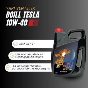 TESLA 10W-40 API SL/CF ACEA A3/B4 4 x 4 Litre Motor Yağı (Üretim Yılı: 2026) - Görsel 2