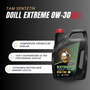 EXTREME 0W-30 API SN/CF ACEA C3 5 Litre Tam Sentetik Partiküllü Motor Yağı (Üretim Yılı: 2026) - Görsel 3
