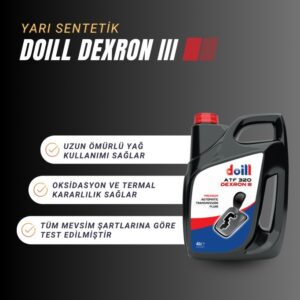 ATF 320 DEXRON III-3 3 Litre Yarı Sentetik Otomatik Şanzıman Yağı (Üretim Yılı: 2025) - Görsel 3
