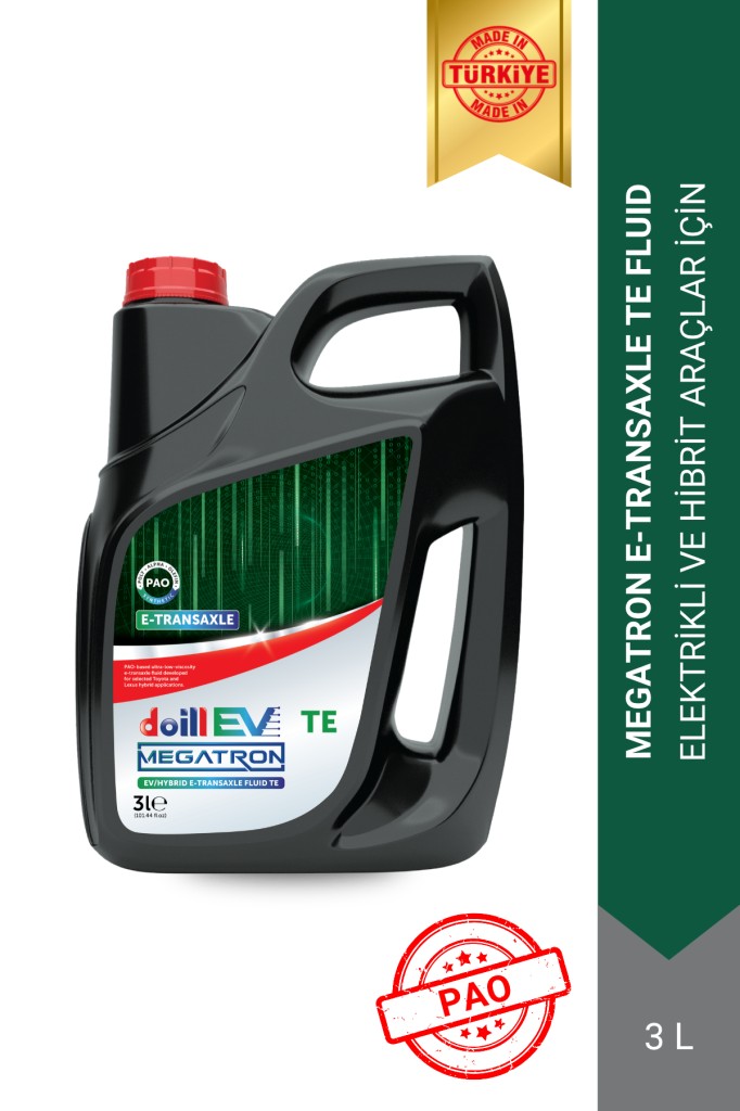 MEGATRON E-TRANSAXLE TE FLUID 3 Litre Elektrikli Araçlar İçin Tam Sentetik PAO Şanzıman Yağı - Görsel 2